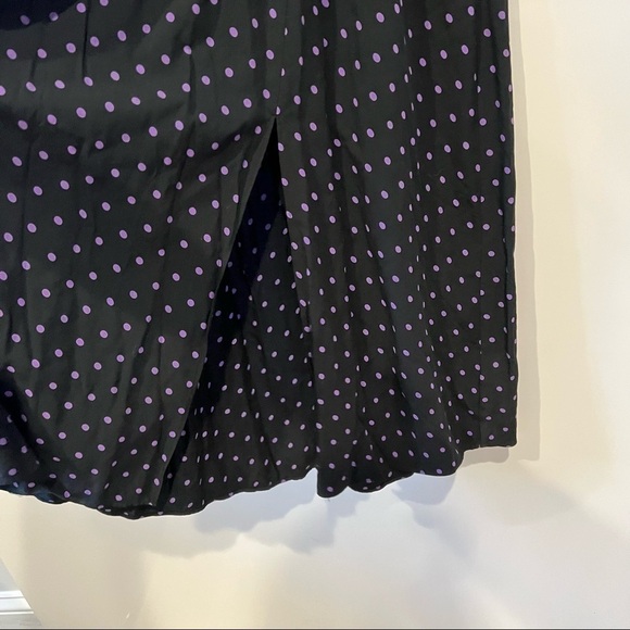 Madewell Faux-Wrap Midi Dress in Polka Dot - Picture 7 of 16